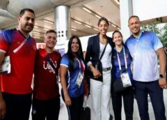 Yulimar Rojas llega a París para «inyectar» energía en delegación olímpica venezolana